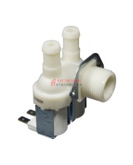 Διπλή βαλβίδα πλυντηρίου ρούχων (220V, γωνιακή, Φ14)