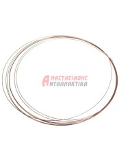 Χάλκινος τριχοειδής σωλήνας 0,78' - 1,8mm/μέτρο