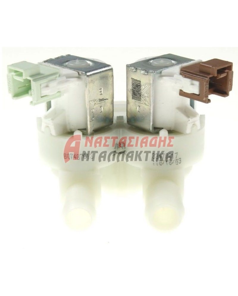 Διπλή βαλβίδα 180° πλυντηρίου ρούχων (220V)