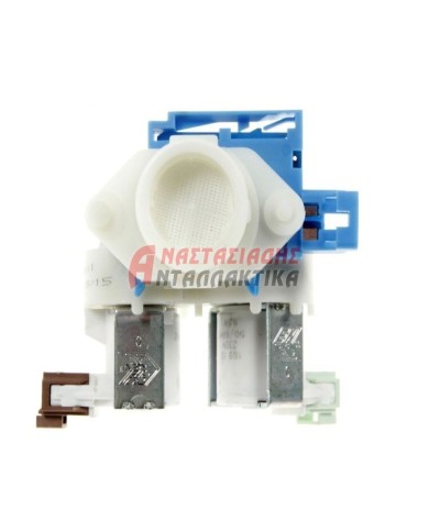 Βαλβίδα εισαγωγής νερού πλυντηρίου ρούχων (220V, διπλή - ευθεία)