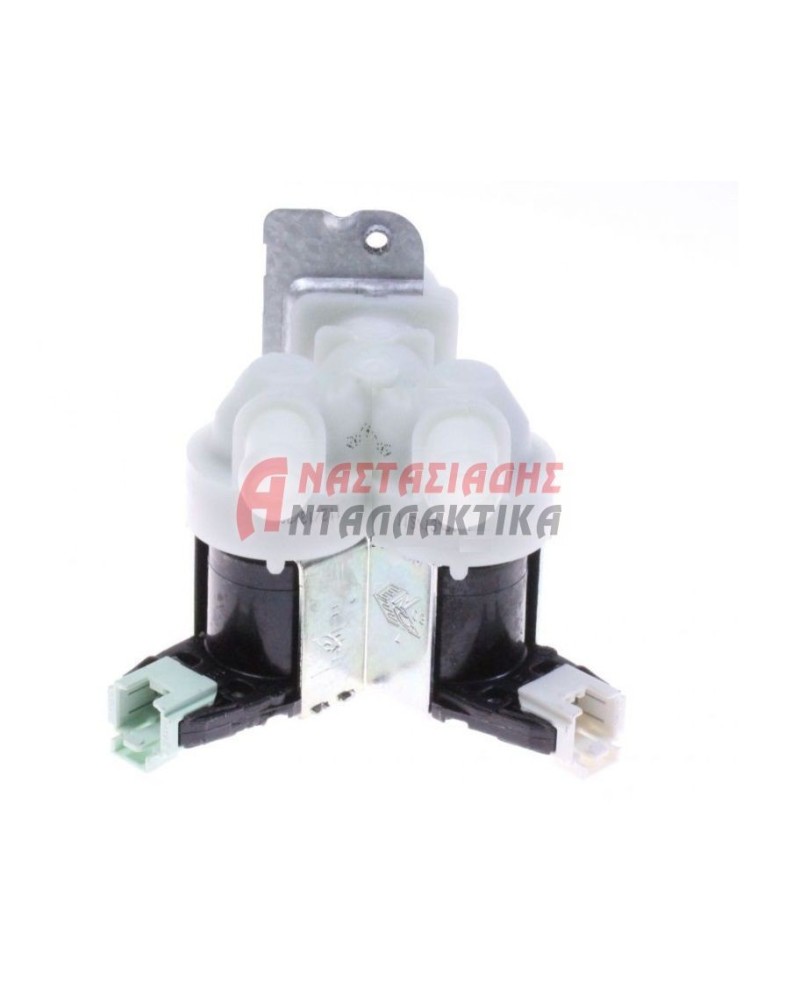 Διπλή βαλβίδα 180° πλυντηρίου ρούχων (220V, με φις, Φ12)