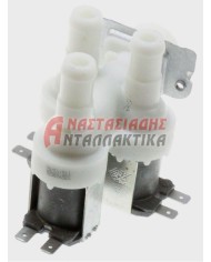 Τριπλή βαλβίδα πλυντηρίου ρούχων (220V, γωνιακή, Φ14)