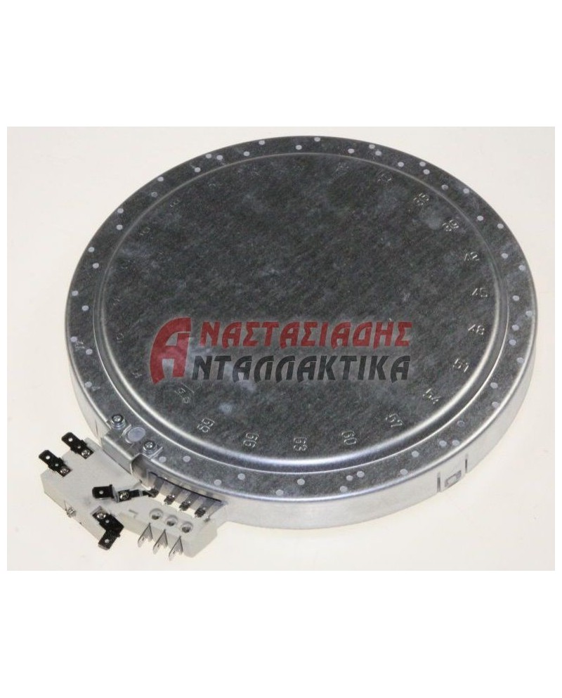 Εστία κεραμικού πλατώ, Ø230mm, 2300W - 220V (με 6 άκρα)