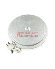 Εστία κεραμική διπλή, Ø230mm, 1000+2000W - 220V, 6 άκρα