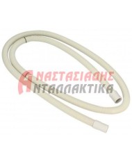 Σωλήνας σπιράλ αποχέτευσης πλυντηρίου ρούχων (20mm x 22mm x 2m)