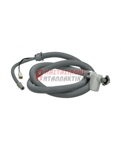 Σωλήνας παροχής με aqua stop πλυντηρίων ρούχων (1,8m)