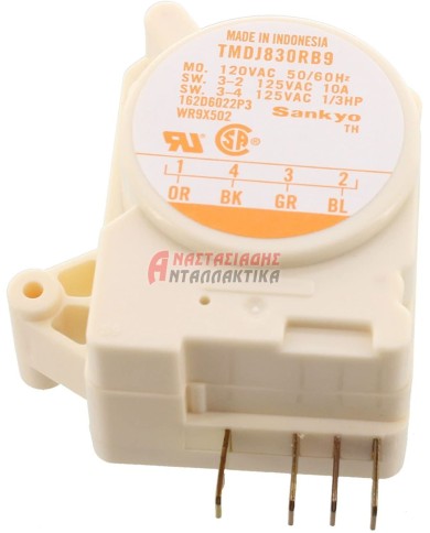 Χρονοδιακόπτης απόψυξης GE Sankyo (TMDJ625RB9, 110V)