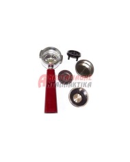 Λαβή φίλτρου καφετιέρας εσπρέσο (κόκκινο χρώμα)