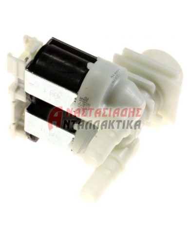 Διπλή βαλβίδα 220V με φισέτα πλυντηρίου ρούχων