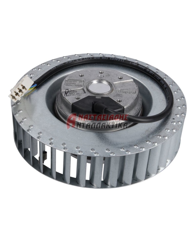 Μοτέρ με φτερωτή 220V, 130W, 2694 rpm απορρόφησης στεγνωτηρίου