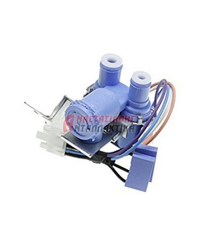 Βαλβίδα διπλή 220V παροχής νερού ψυγείου