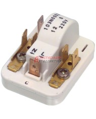 Ρελέ με θερμικό (PTC) 103N0002, συμπιεστή Danfoss, 220V, 1/12 - 1/3
