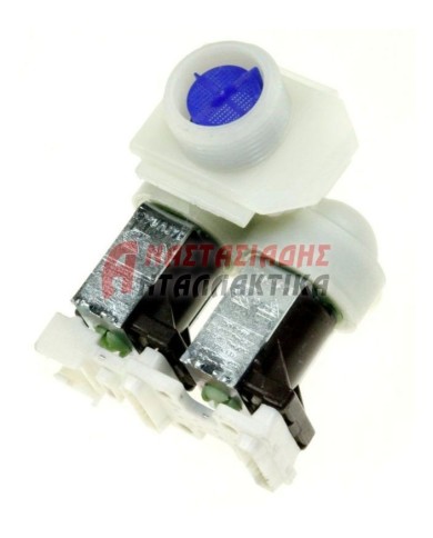 Κουμπωτή, διπλή βαλβίδα 180° πλυντηρίου ρούχων (220V)