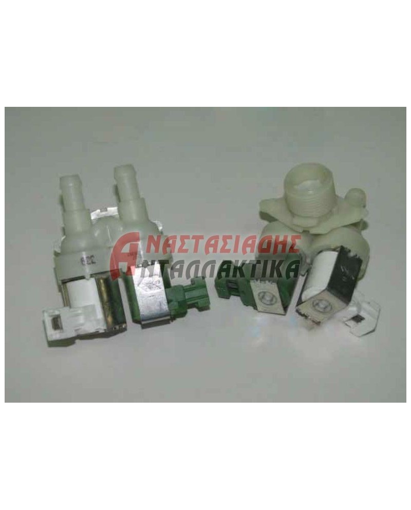 Διπλή βαλβίδα 90° πλυντηρίου ρούχων (220V - Φ10)