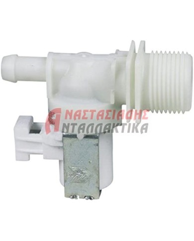 Μονή ηλεκτροβαλβίδα 180°, ευθεία πλυντηρίου ρούχων