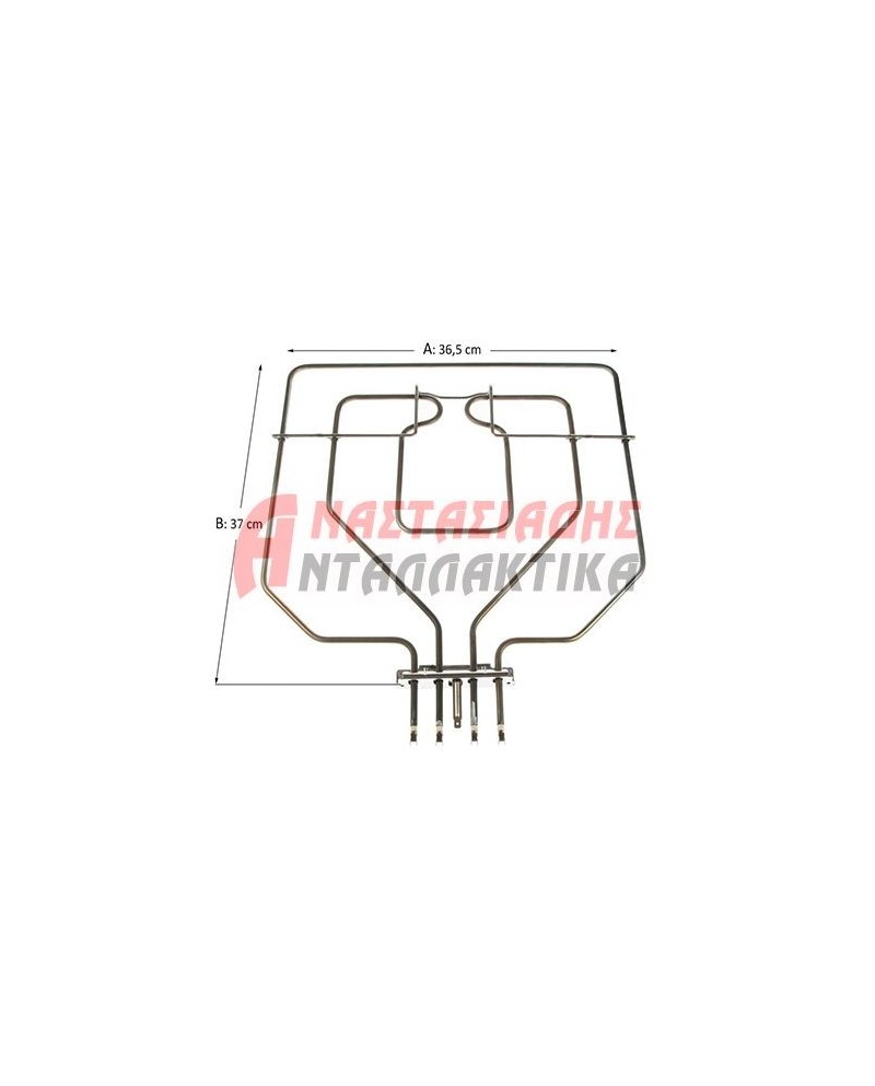 Αντίσταση με γκριλ, άνω φούρνου (1000 + 1800W - 220V)