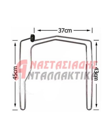 Αντίσταση κάδου πλυντηρίου πιάτων (2400W - 220V)