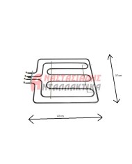 Αντίσταση κάτω, φούρνου κουζίνας (830+450W - 220V)
