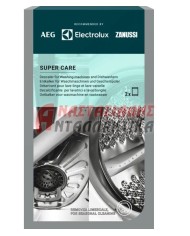 Super Care Καθαριστικό Πλυντηρίου Ρούχων Και Πιάτων (2 Φακελάκια)