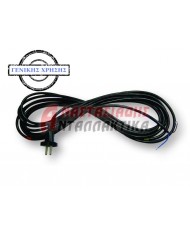 Καλώδιο μαύρο για σεσουάρ και αερόθερμο (2 x 1,5mm2  sup x 2,5 μέτρα)