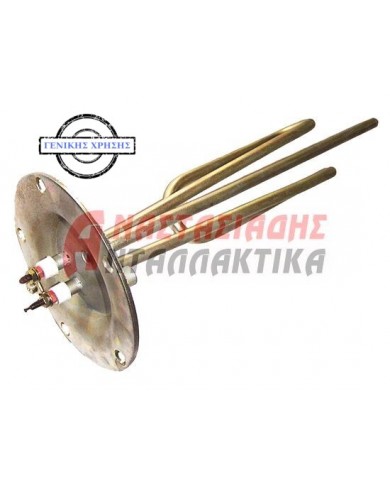 Αντίσταση θερμοσίφωνου (3KW, 220V, 5 τρύπες, διάμετρος 12cm, θέση ανοδίου)