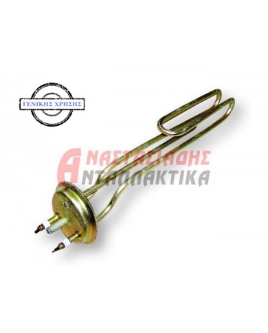 Αντίσταση θερμοστάτη θερμοσίφωνου (3KW, 220V, οβάλ, 1 στήριγμα, με θέση ανοδίου, κουμπωτό)