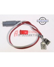 Λυχνία ενδεικτική κόκκινη (220V με παξιμάδι + καλώδια)