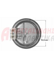 Εστία κουζίνας μικρή Ø80, 450W - 220V, μεγάλο προφίλ 9mm (D94mm)
