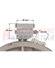 Εστία κεραμική Ø200mm, 1700W - 220V (με 4 άκρα)