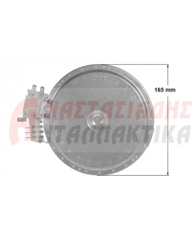 Εστία κεραμική Ø165mm, 1200W - 220V (με 6 άκρα)