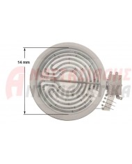 Εστία κεραμική Ø165mm, 1200W - 220V (με 6 άκρα)