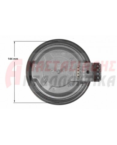 Εστία κουζίνας, Ø145, 1500W ταχείας, χαμηλό στεφάνι