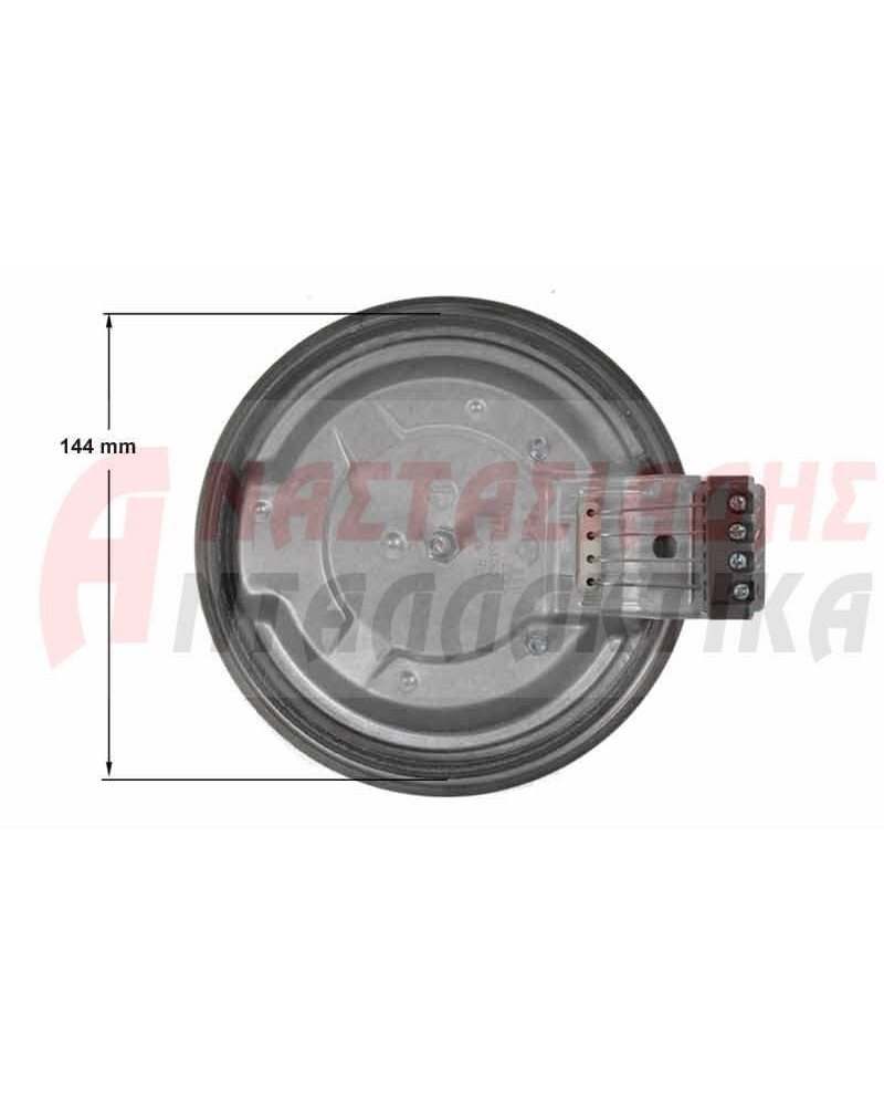 Εστία κουζίνας, Ø145, 1500W ταχείας, χαμηλό στεφάνι