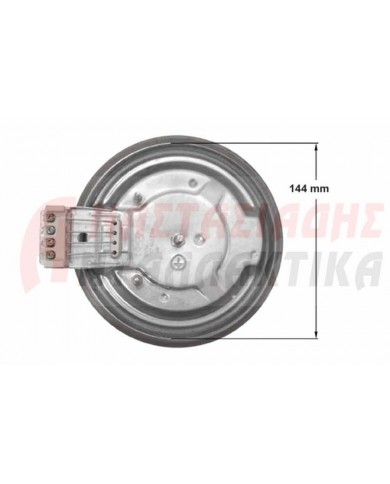 Εστία κουζίνας Φ145, 1000W - 220V, μεγάλο προφίλ 9mm, (D160mm)