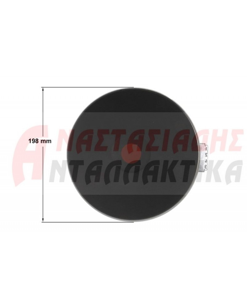 Εστία κουζίνας Ø180, ταχεία 2000W - 220V, μικρό προφίλ 5mm (D195mm)