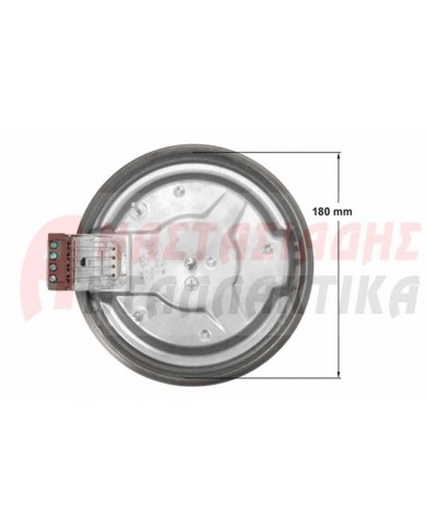 Εστία κουζίνας Ø180, ταχεία, 2000W - 220V, μεγάλο προφίλ 9mm, (D198mm)