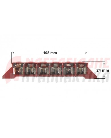 Κλέμενς παροχής κουζίνας (βάση ακροδεκτών μεγάλη)