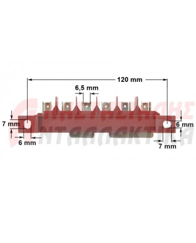 Κλέμενς παροχής κουζίνας (βάση ακροδεκτών μεγάλη)