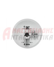 Κουμπί λευκό επιλογής φούρνου κουζίνας