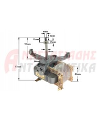 Μοτέρ σκέτο αερόθερμου φούρνου κουζίνας (220V, 26W)