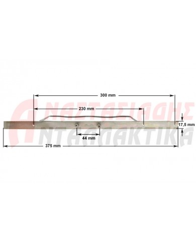 Aντίσταση κάτω φούρνου κουζίνας (1150W - 220V)