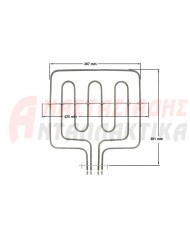 Άνω Αντίσταση & Γκριλ Φούρνου (3000W - 220V)