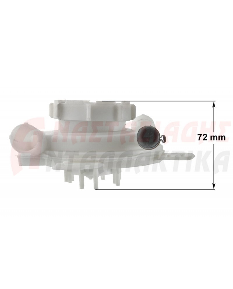 Σαλίγκαρος με φτερωτή αντλίας πλύσεως πλυντηρίου