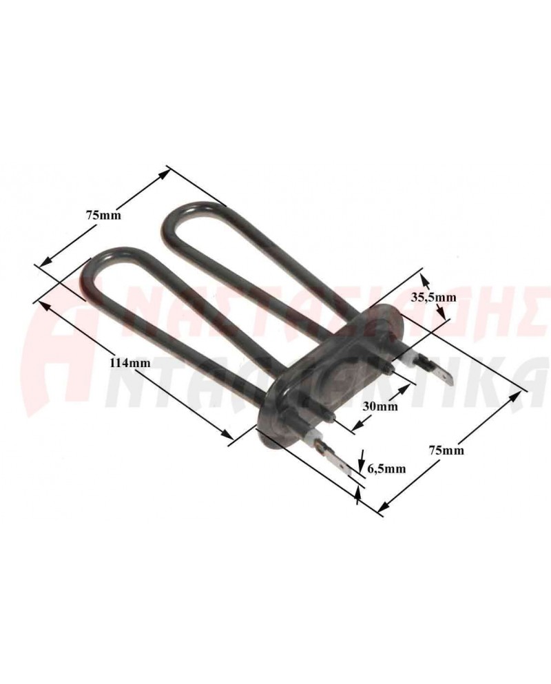 Αντίσταση κάδου πλυντηρίου πιάτων (1800W - 220V)