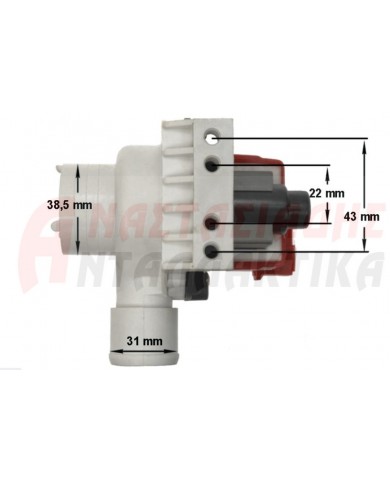 Μαγνητική αντλία αποχέτευσης πλυντηρίου ρούχων 220V
