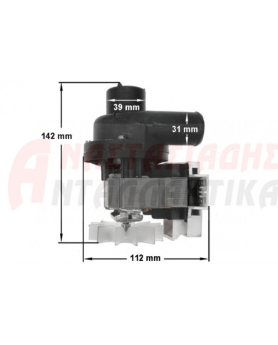Αντλία αποχέτευσης πλυντηρίου ρούxων