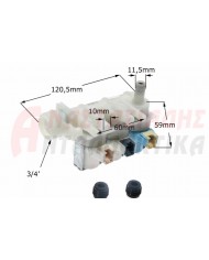 Τριπλή βαλβίδα πλυντηρίου ρούχων (220V, Φ10)
