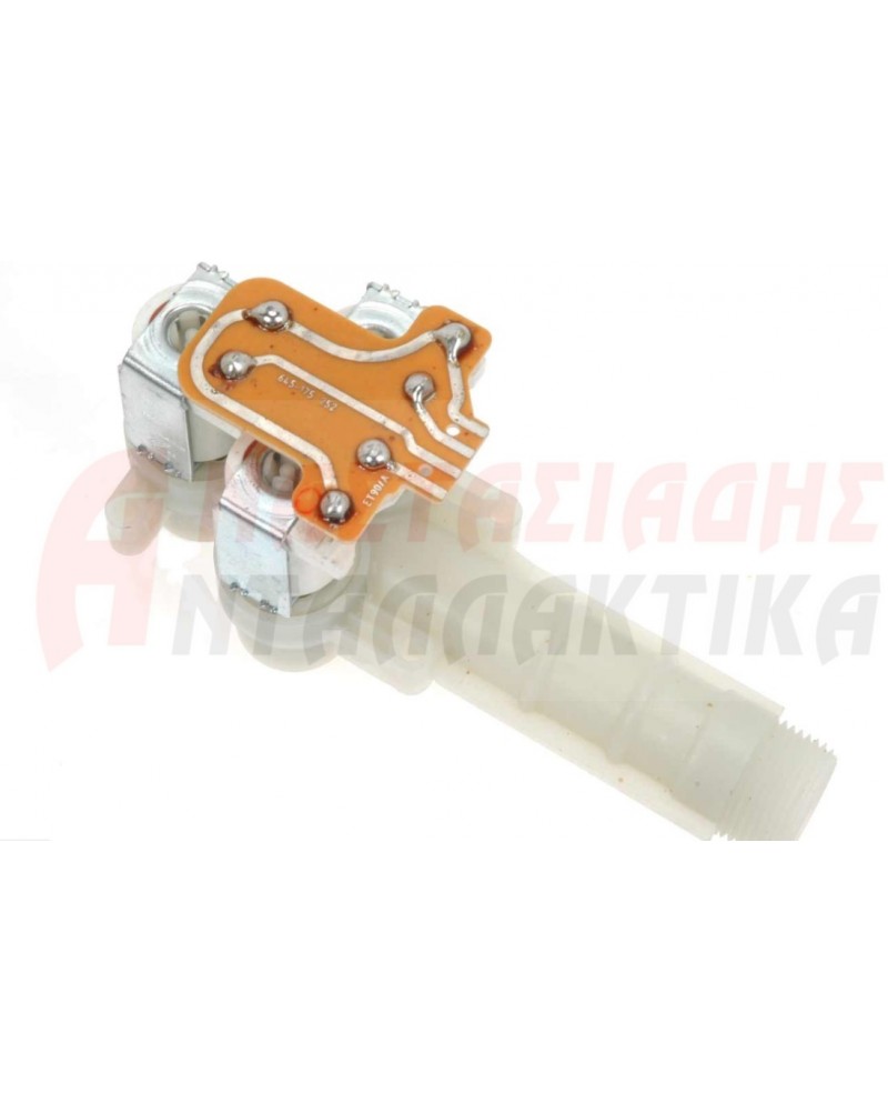 Τριπλή βαλβίδα πλυντηρίου ρούχων  (220V, γωνιακή, Φ8)