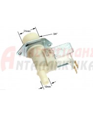 Μονή βαλβίδα πλυντηρίου ρούχων πιάτων (220V, ευθεία, Φ12)