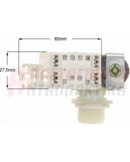 Διπλή βαλβίδα πλυντηρίου ρούχων (220V - με κουμπωτό φις)